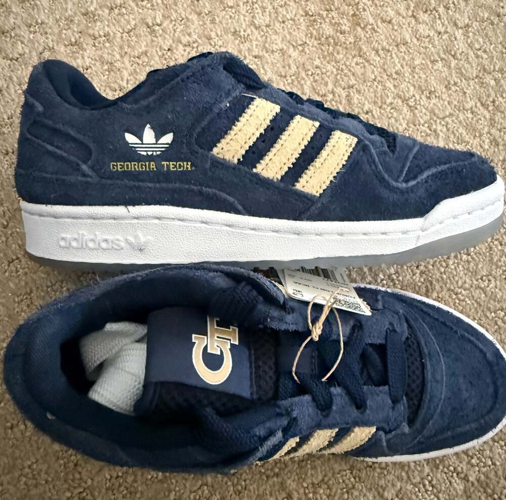 adidas Forum Low CL NCAA Georgia Tech Yellow Jackets Sneakers